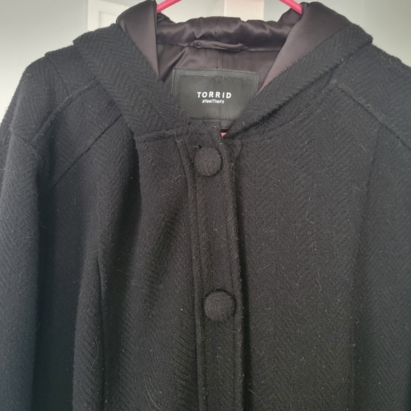 Torrid Flare Trench Winter Coat - Picture 2 of 8